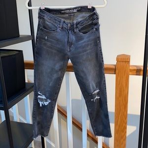 Grey Wash American Eagle Jeans